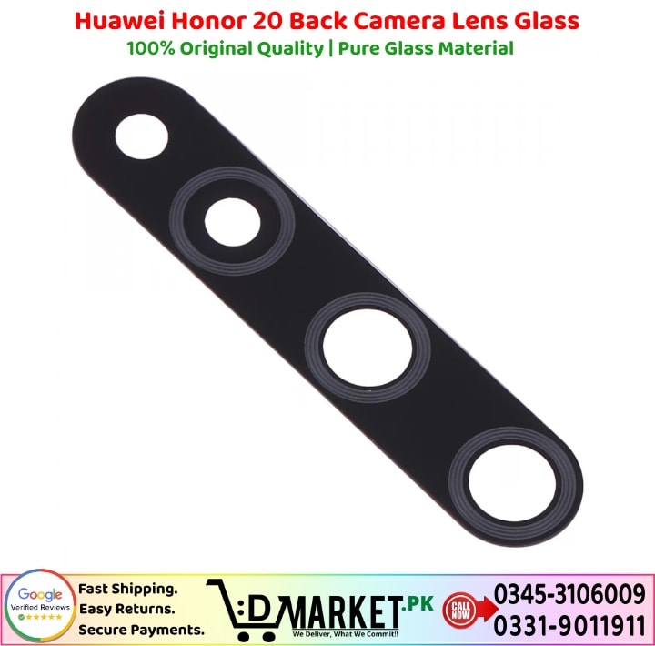 Huawei Honor 20 Back Camera Lens Glass Price In Pakistan