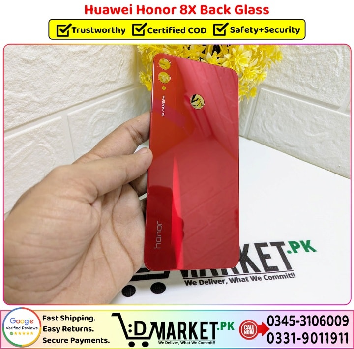 Huawei Honor 8X Back Glass Price In Pakistan
