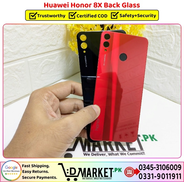 Huawei Honor 8X Back Glass Price In Pakistan