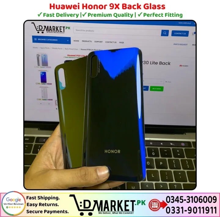 Huawei Honor 9X Back Glass Price In Pakistan