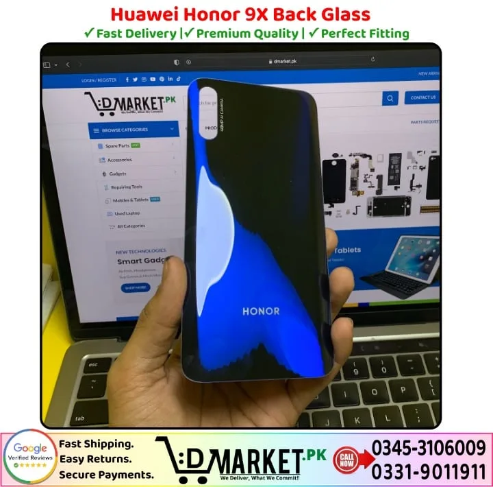 Huawei Honor 9X Back Glass Price In Pakistan