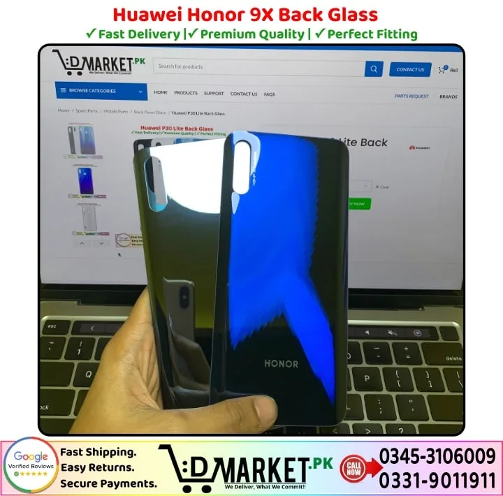 Huawei Honor 9X Back Glass Price In Pakistan