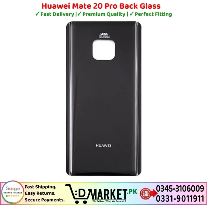 Huawei Mate 20 Pro Back Glass Price In Pakistan