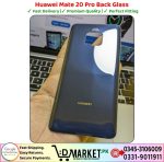 Huawei Mate 20 Pro Back Glass Price In Pakistan