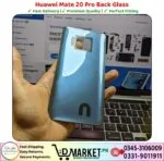Huawei Mate 20 Pro Back Glass Price In Pakistan