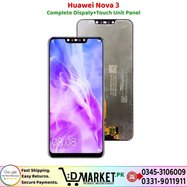 Huawei Nova 3 LCD Panel Price In Pakistan