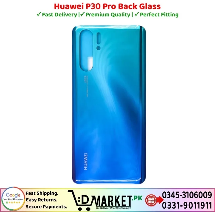 Huawei P30 Pro Back Glass Price In Pakistan