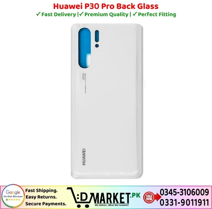 Huawei P30 Pro Back Glass Price In Pakistan
