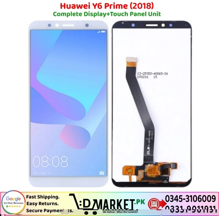 Huawei Y6 Prime 2018 LCD Panel Price In Pakistan