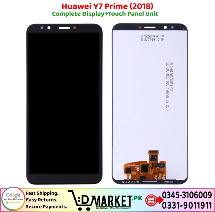 Huawei Y7 Prime 2018 LCD Panel Price In Pakistan