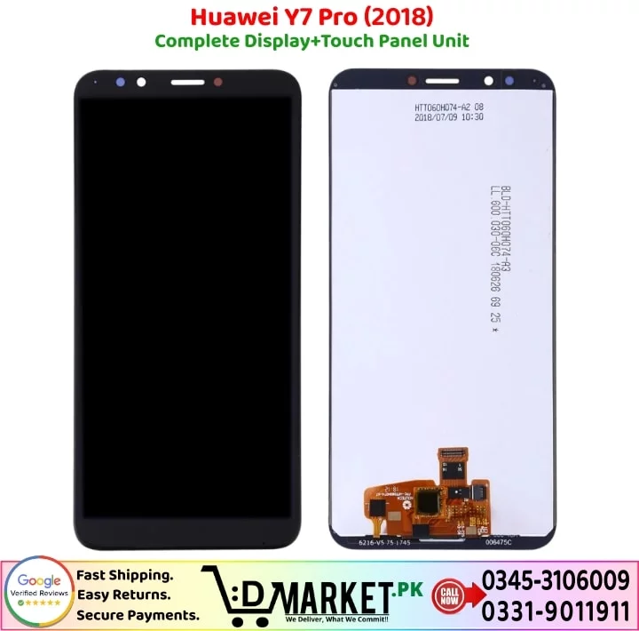 Huawei Y7 Pro 2018 LCD Panel Price In Pakistan