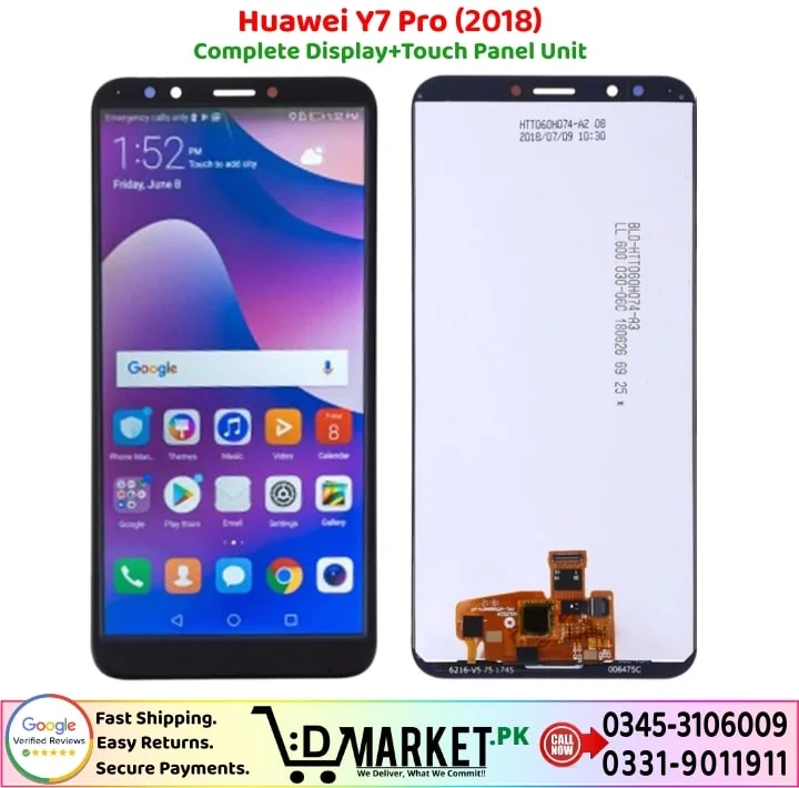 Huawei Y7 Pro 2018 LCD Panel Price In Pakistan