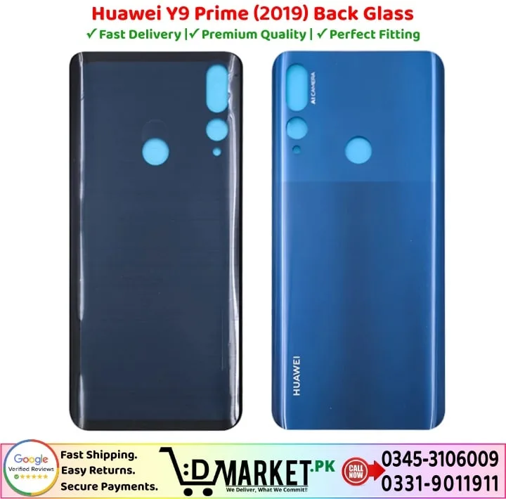 Huawei Y9 Prime 2019 Back Glass Price In Pakistan