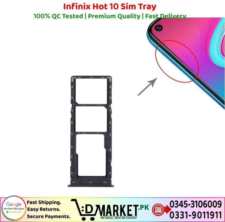 Infinix Hot 10 Sim Tray Price In Pakistan