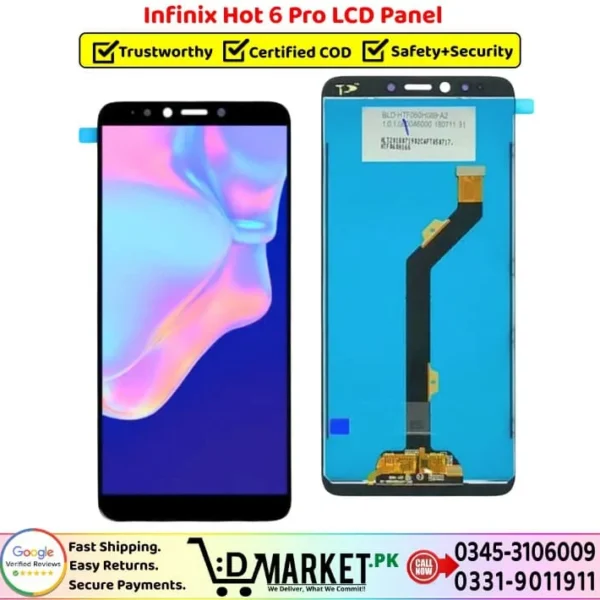 Infinix Hot 6 Pro LCD Panel Price In Pakistan