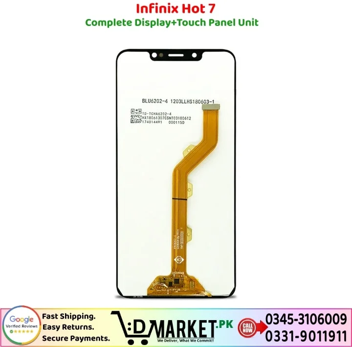 Infinix Hot 7 LCD Panel Price In Pakistan