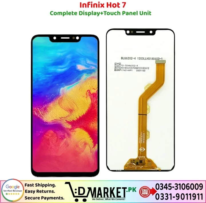 Infinix Hot 7 LCD Panel Price In Pakistan