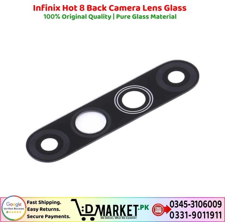 Infinix Hot 8 Back Camera Lens Glass Price In Pakistan