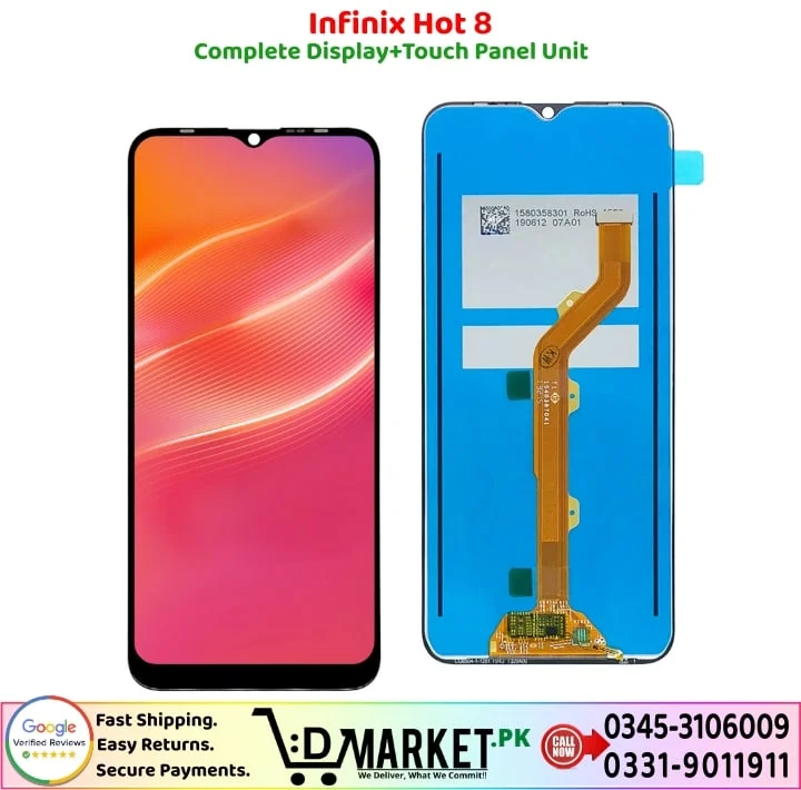 Infinix Hot 8 LCD Panel Price In Pakistan