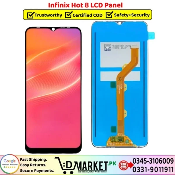 Infinix Hot 8 LCD Panel Price In Pakistan