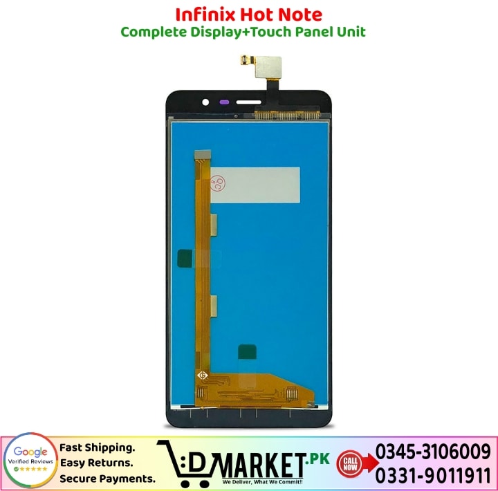 Infinix Hot Note LCD Panel Price In Pakistan