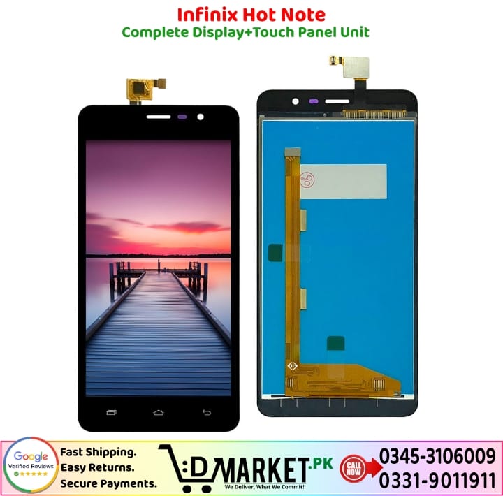 Infinix Hot Note LCD Panel Price In Pakistan