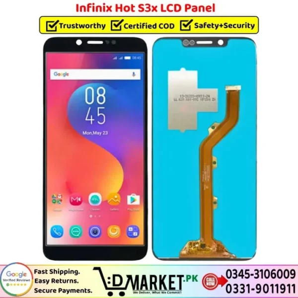 Infinix Hot S3x LCD Panel Price In Pakistan