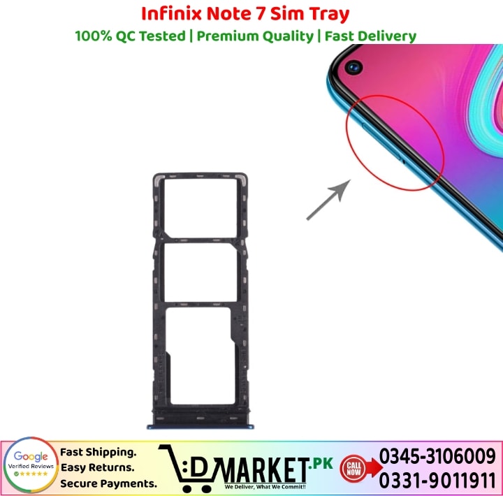 Infinix Note 7 Sim Tray Price In Pakistan