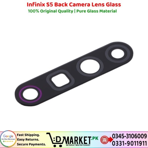 Infinix S5 Back Camera Lens Glass Price In Pakistan