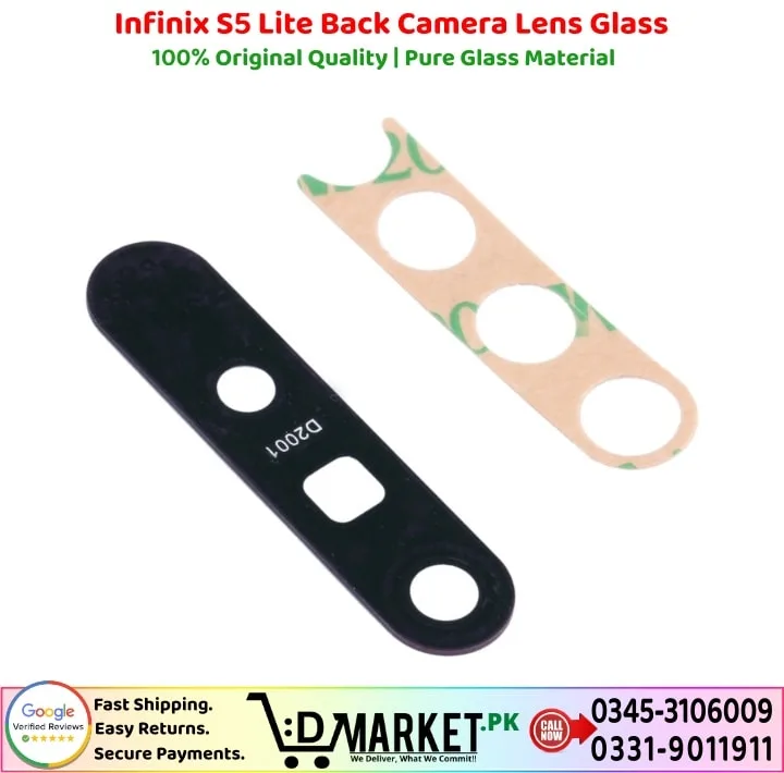 Infinix S5 Lite Back Camera Lens Glass Price In Pakistan