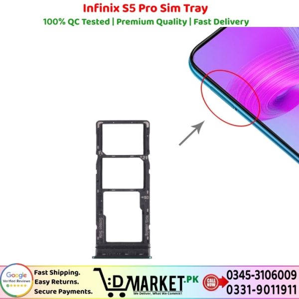 Infinix S5 Pro Sim Tray Price In Pakistan