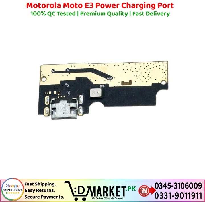 Motorola Moto E3 Power Charging Port Price In Pakistan