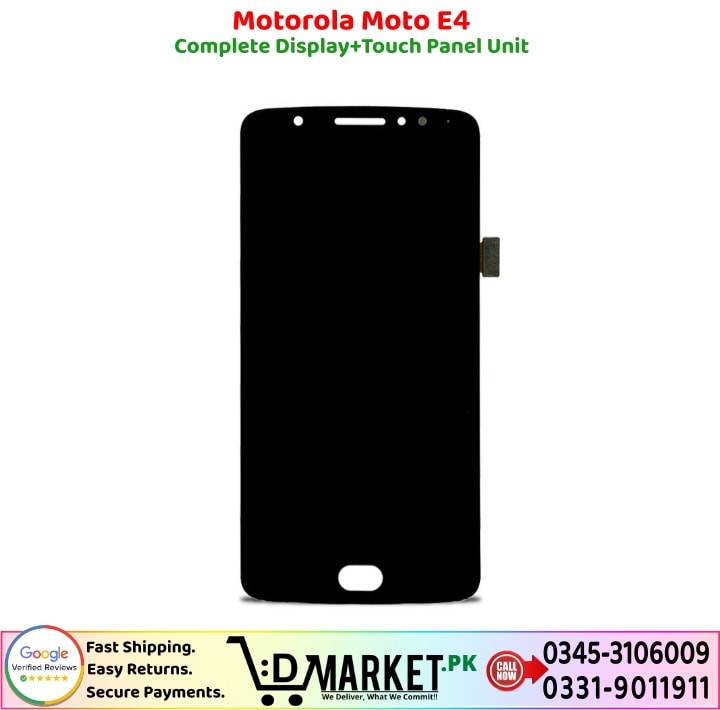 Motorola Moto E4 LCD Panel Price In Pakistan