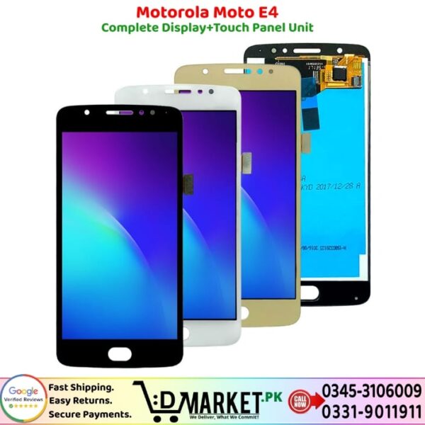 Motorola Moto E4 LCD Panel Price In Pakistan
