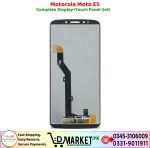 Motorola Moto E5 LCD Panel Price In Pakistan