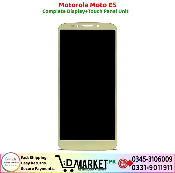 Motorola Moto E5 LCD Panel Price In Pakistan