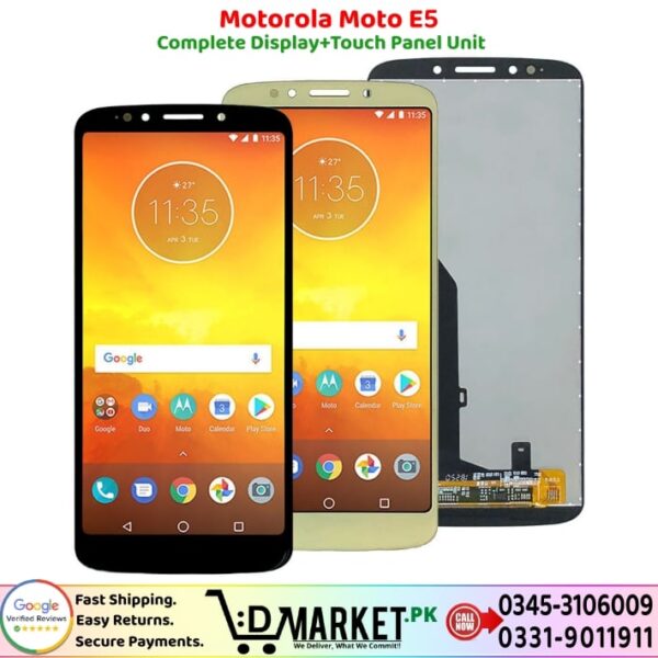 Motorola Moto E5 LCD Panel Price In Pakistan