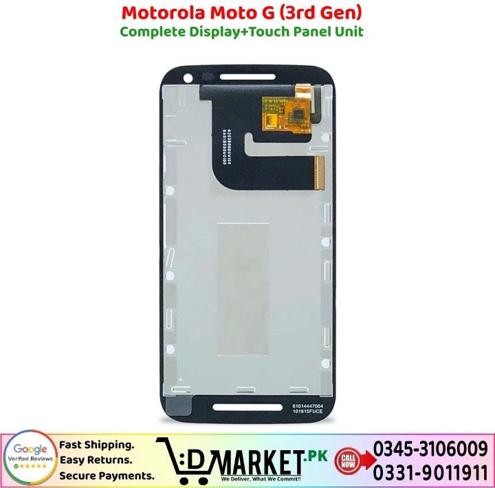 Motorola Moto G3 LCD Panel Price In Pakistan