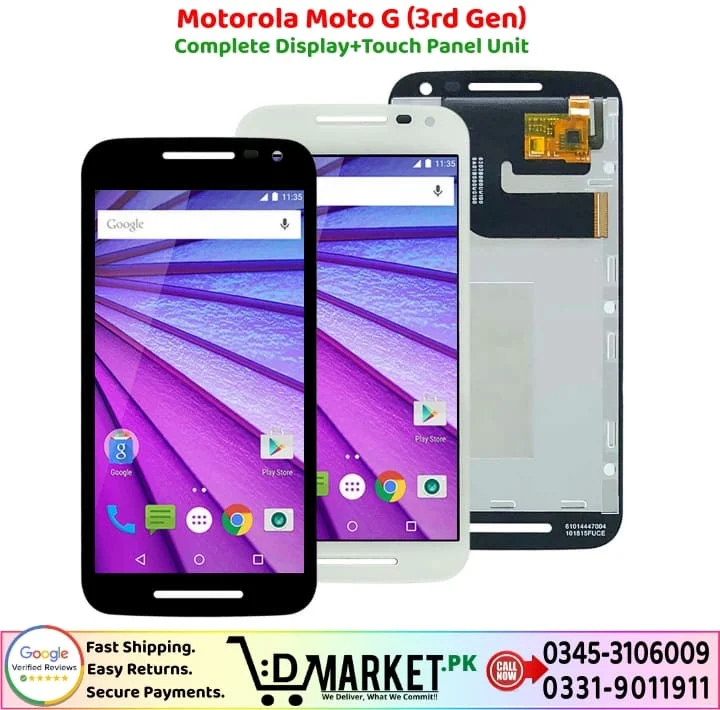 Motorola Moto G3 LCD Panel Price In Pakistan