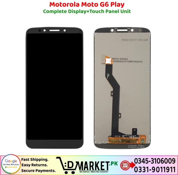 Motorola Moto G6 Play LCD Panel Price In Pakistan