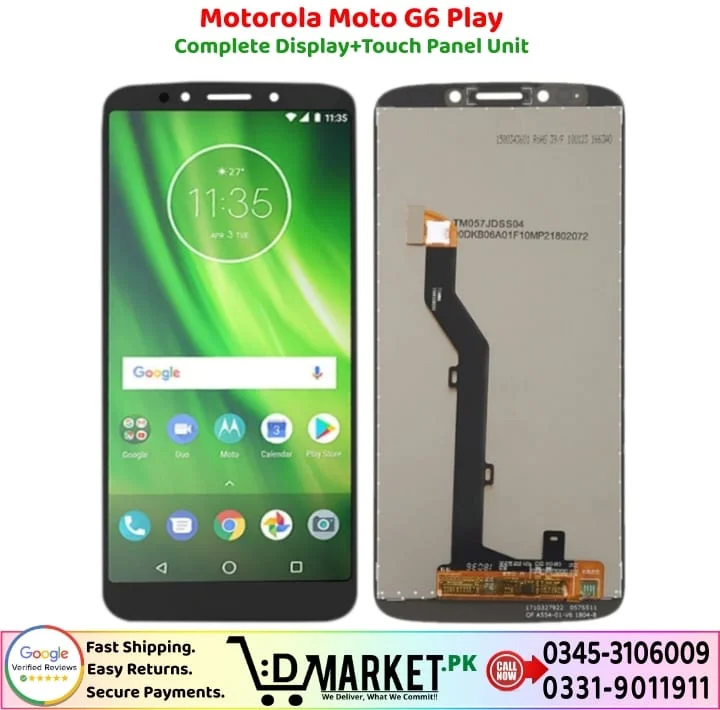 Motorola Moto G6 Play LCD Panel Price In Pakistan