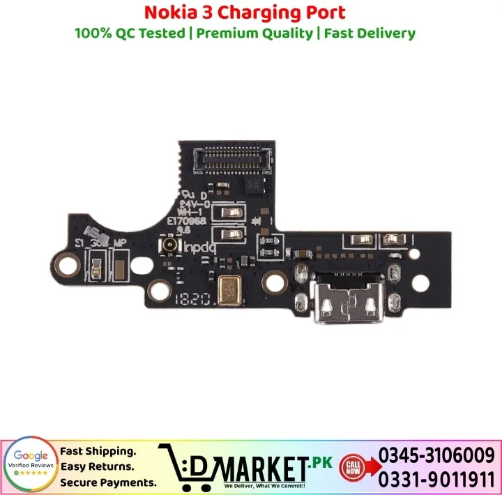 Nokia 3 Charging Port Price In Pakistan