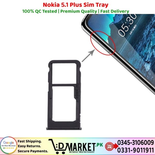 Nokia 5.1 Plus Sim Tray Price In Pakistan