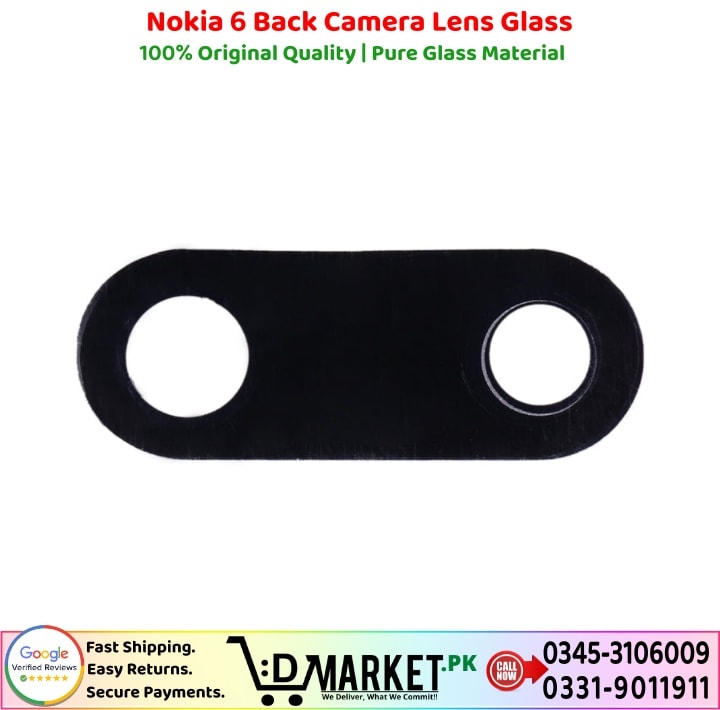 Nokia 6 Back Camera Lens Glass Price In Pakistan