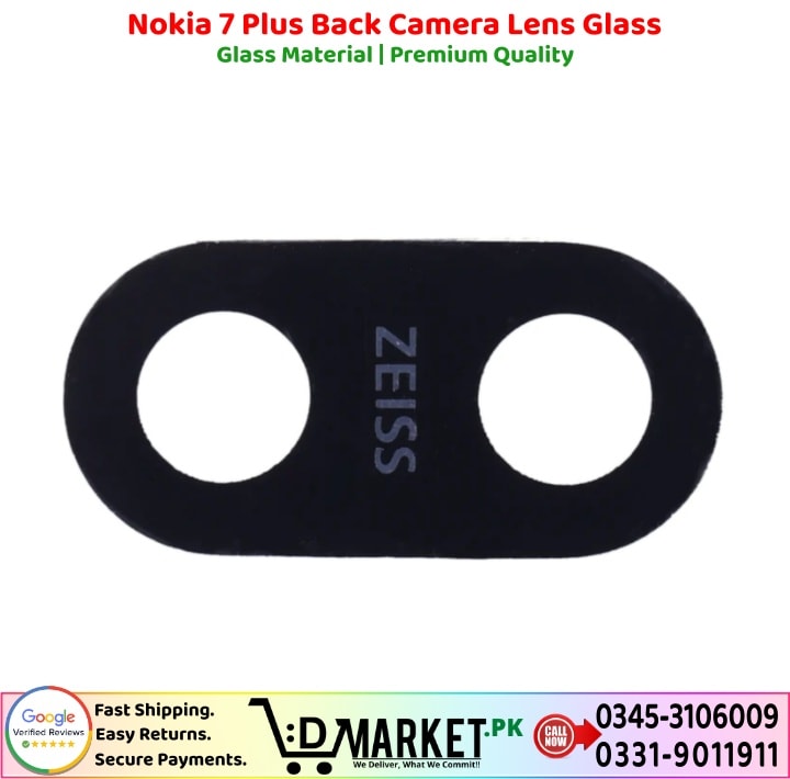 Nokia 7 Plus Back Camera Lens Glass Price In Pakistan