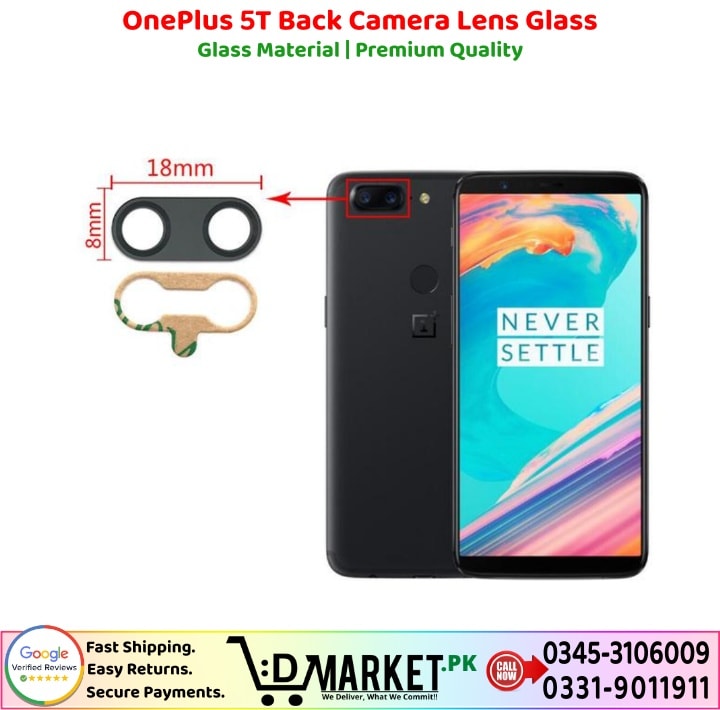 OnePlus 5T Back Camera Lens Glass Price In Pakistan