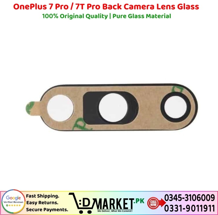 OnePlus 7 Pro Back Camera Lens Glass Price In Pakistan
