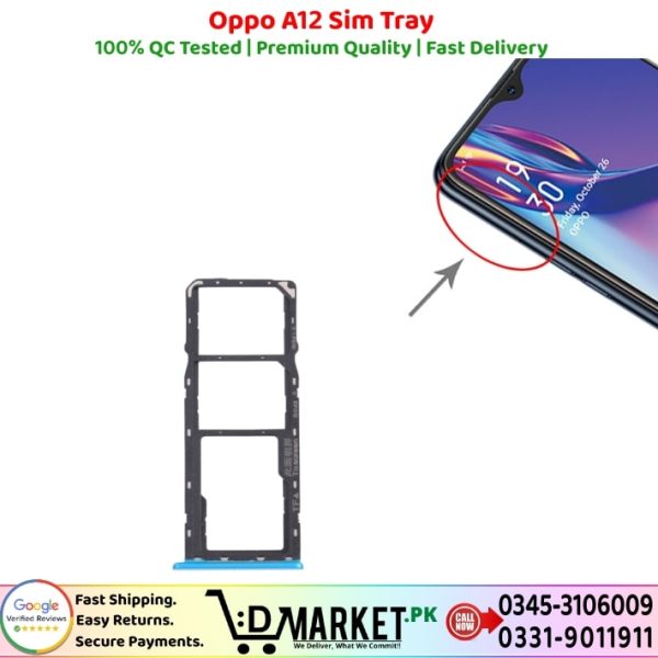 Oppo A12 Sim Tray Price In Pakistan