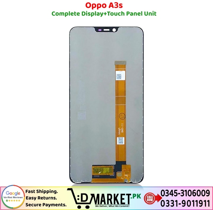 Oppo A3s LCD Panel Price In Pakistan