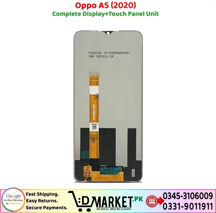 Oppo A5 2020 LCD Panel Price In Pakistan